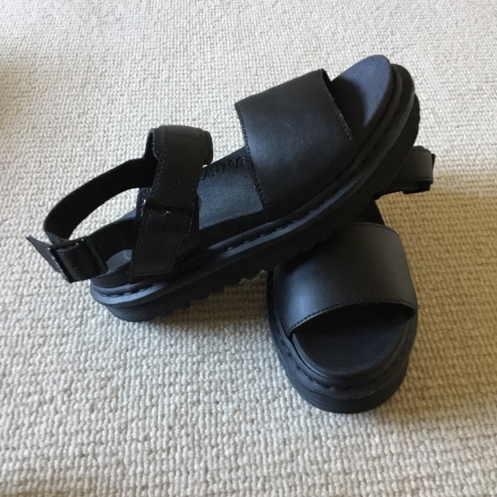 Dr. Martens Woman’s Black Strap Sandals